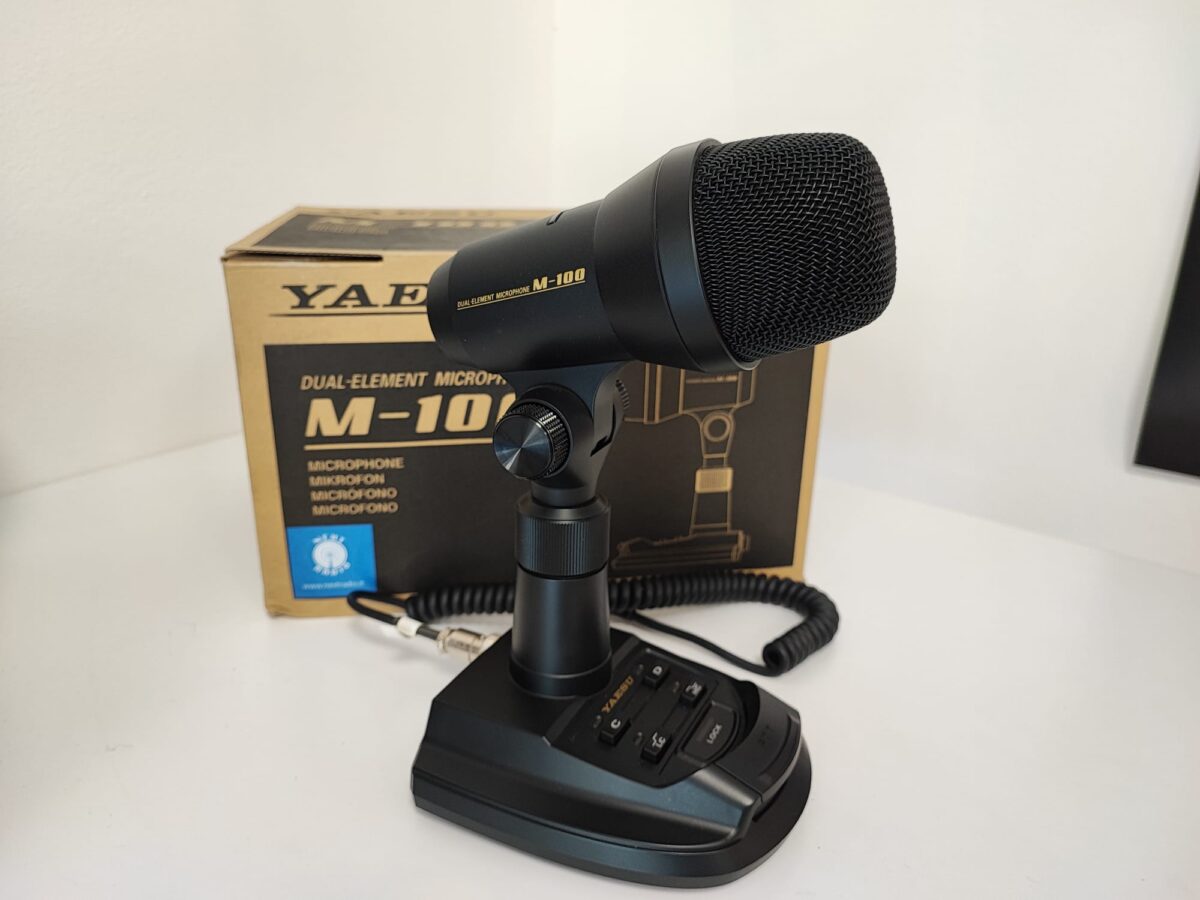 YAESU M-100 Microfono ad alta fedeltà con doppia capsula microfonica. - immagine 1