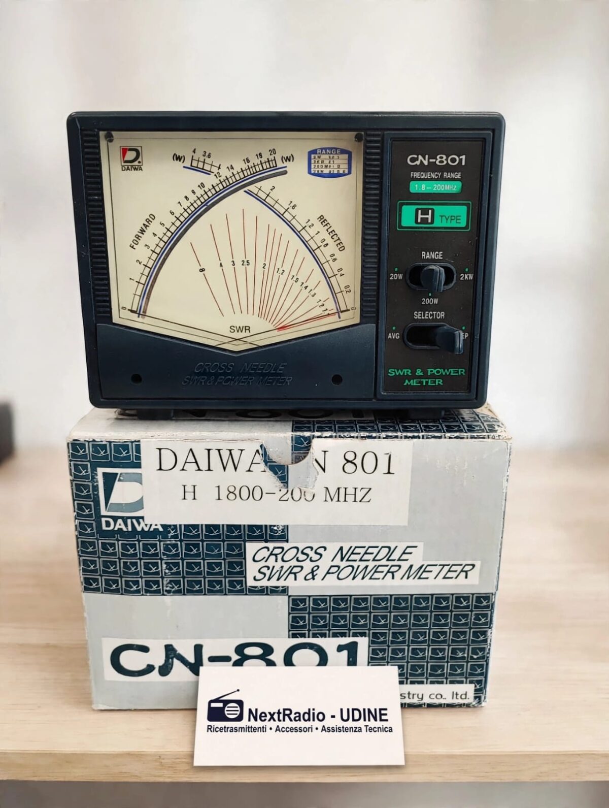 DAIWA CN-801 rosmetro/wattmetro 1.8/200Mhz - 2Kw - immagine 1