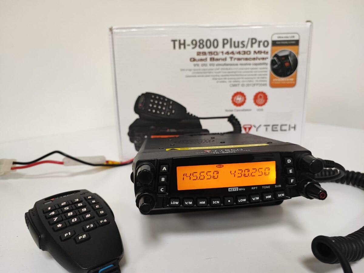 TYT TH-9800 PLUS/PRO - ricetrasmettitore 26/30+50+VHF+UHF+rx Air Band - 50w - immagine 1
