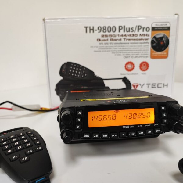 TYT TH-9800 PLUS/PRO - ricetrasmettitore 26/30+50+VHF+UHF+rx Air Band - 50w