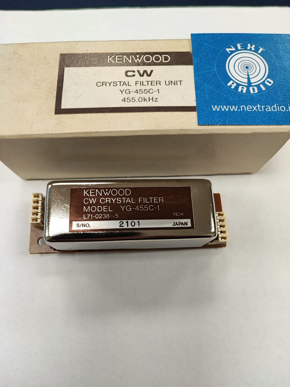 KENWOOD YG-455C-1 CW CRYSTAL FILTER (Nuovo N.o.s.) - immagine 1